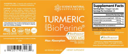 Turmeric with BioPerine 1300 mg