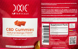 CBD Gummies Natural Mango Flavor