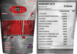 Dycardrol DMHA Pre-Workout Pump'd Grape Flavored