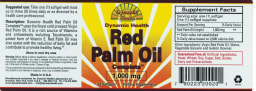 Dynamic Health Red Palm Oil Complete 1,000 mg