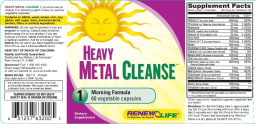 Heavy Metal Cleanse 1 Morning Formula