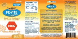 Pediatric FE-VITE Drops Delicious Natural Fruit Flavor