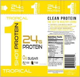 1Shot Protein Tropical