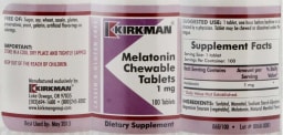 Melatonin Chewable Tablets 1 mg