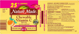 Chewable Vitamin C 500 mg Supplement