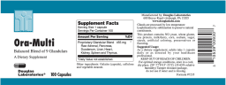 Ora-Multi Balanced Blend Of 9 Glandulars