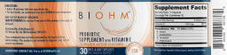 Probiotic Supplement with Vitamin C