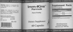 Imm-Kine Formula