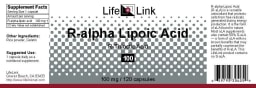 R-Alpha Lipoic Acid R-Thioctic Acid 100