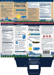 Wild Alaskan Fish Oil Peak Omega-3 Liquid Natural Lemon Flavor