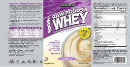 100% Raw Foods & Whey Powder Vanilla
