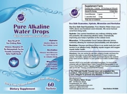 Pure Alkaline Water Drops
