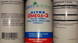 Ultra Omega-3 Fish Oil 1000 mg