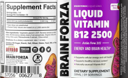 Liquid Vitamin B12 2500 Wild Tart Cherry