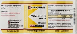 Vitamin E 100 IU