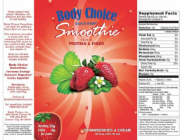 Quick-Start Smoothie Strawberries & Cream