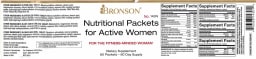 Nutritional Packets for Active Women White Mineral