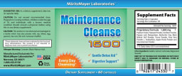 Maintenance Cleanse 1600