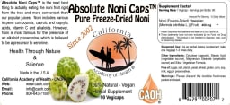 Absolute Noni Caps Pure Freeze-Dried Noni