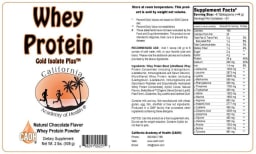 Whey Protein Gold Isolate Plus Natural Chocolate Flavor