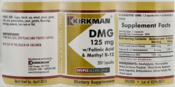 DMG 125 mg w/Folinic Acid & Methyl B-12