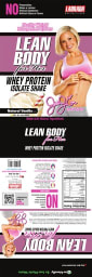 Lean Body For Her Whey Protein Isolate Shake Natural Vanilla Flavor