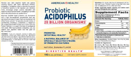 Probiotic Acidophilus Natural Banana Flavor