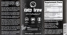 Keto Brew Amazing Cappuccino Flavor
