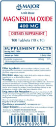 Magnesium Oxide 400 mg