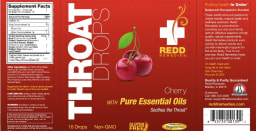 Throat Drops cherry