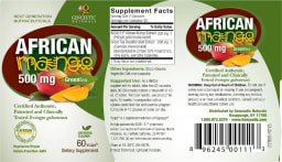 African Mango & Green Tea 500 mg