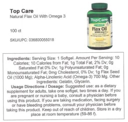 Flax Oil 1000 mg