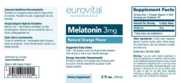 Melatonin 3 mg Natural Orange Flavor