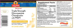 Advanced Triple Strength Glucosamine Chrondroitin with MSM