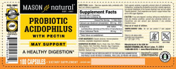 Probiotic Acidophilus with Pectin