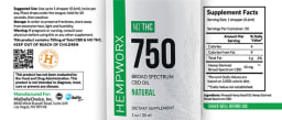 750 Broad Spectrum CBD Oil Natural