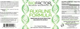 Alkaline Formula