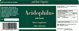 Acidophilus With Pectin