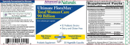 Ultimate FloraMax Total Woman Care 90 Billion