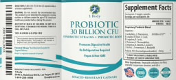 Probiotic 30 Billion CFU