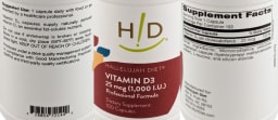 Vitamin D3 25 mcg (1,000 I.U.)