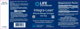 Integra-Lean African Mango Irvingia 150 mg