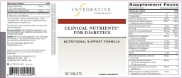 Clinical Nutrients For Diabetics