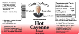 Hot Cayenne Extract