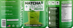 Matcha & Vegan Protein Matcha Green Tea