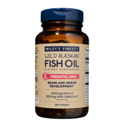 Wild Alaskan Fish Oil Prenatal DHA 600 mg