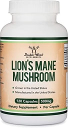 Lions Mane Supplement Mushroom Capsules