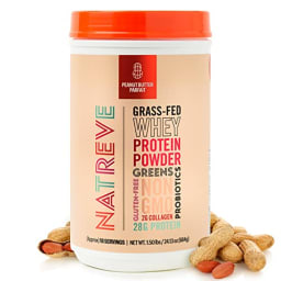 Grass-Fed Whey Protein Powder (Peanut Butter Parfait)