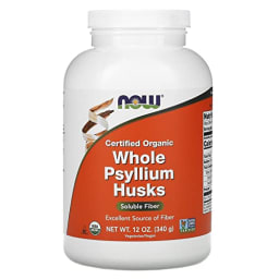 Certified Organic Whole Psyllium Husks