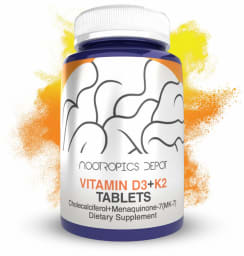 Vitamin D3 + K2 Tablets (MK-7)